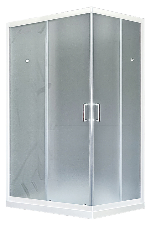 Уголок душевой Royal Bath RB HPD-C 100x120x185 см, матовое, белый профиль