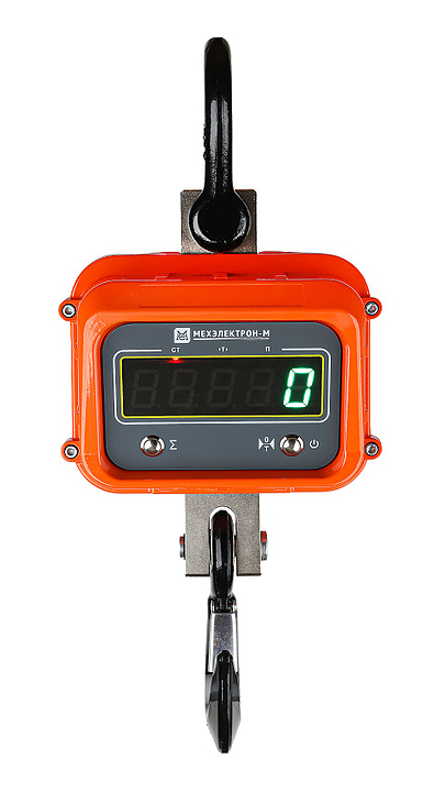 Крановые весы Мехэлектрон-М ВКМ-X-10000-Д МК1 LED (аккумулятор) оранжевый