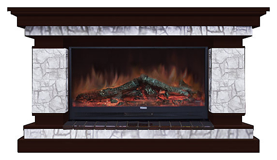 Камин Glenrich Лорд P 86 Старый город №6 венге