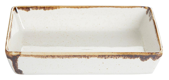 Блюдо прямоугольное Porland Seasons 358913 137х85 мм бежевое