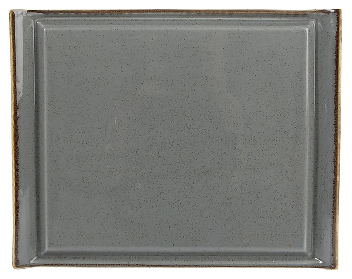 Блюдо для стейка Porland Seasons 538136 320x260 мм темно-серое