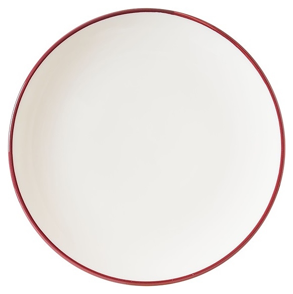 Тарелка Bonna Linea LNEBDGRM23DZ d=23 см (фарфор) бургунди