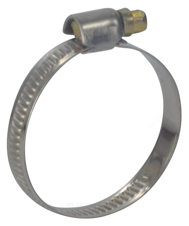 Хомут червячный Россия W2 Дн 32-50 с накатной лентой 9 мм