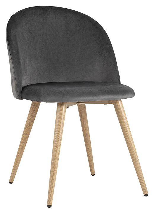 Стул Stool Group Лион велюр серый