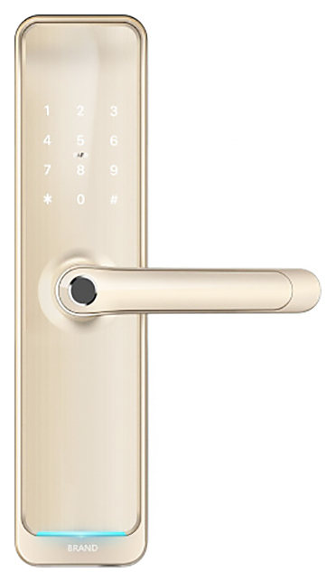 Замок электронный OZLOCKS HL-F44/SM/MF Mifare Smart золото