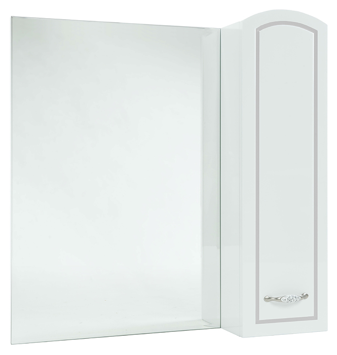 Зеркало Bellezza Амелия 70 R правое, патина серебро