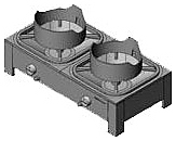 Плита газовая Вулкан KSB02 8069 WOK