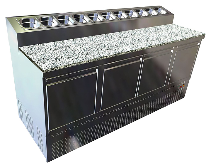 Стол холодильный Gastrolux СОП4Г-197/4Д/Sр