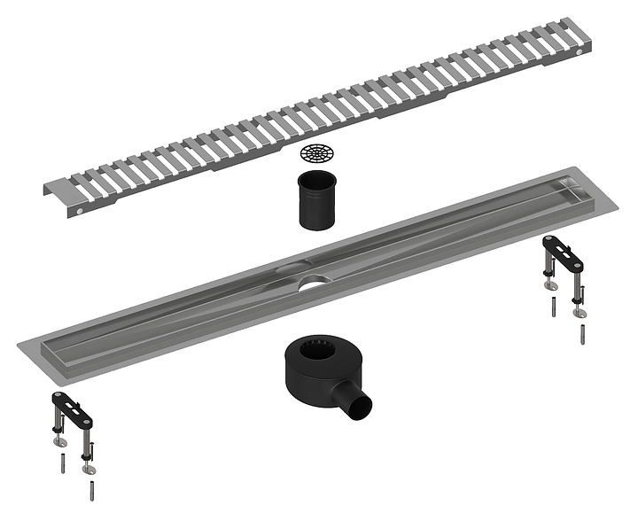 Лоток душевой TIMO Drain System 900 DS230109/01 сатин