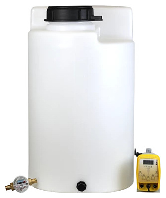 Комплекс дозирования SpaceAqua Dose 500-IMP, емкость 100 л, счетчик Dn15