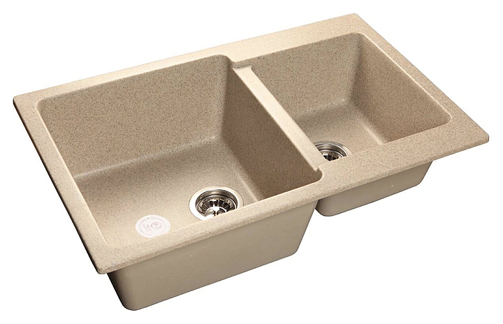 Кухонная мойка GranFest Practic GF-P-780K песочный