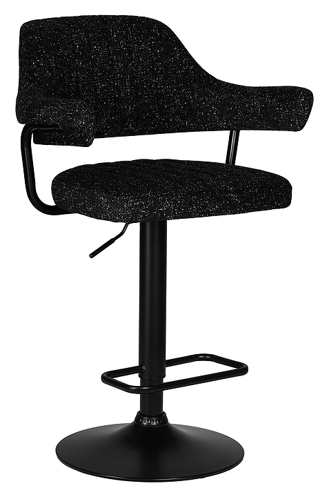 Стул барный DOBRIN 5019-LM-N CHARLY BLACK (черный твид) 2 шт.