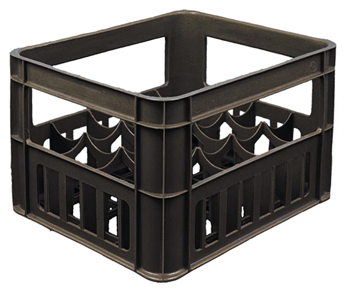 Ящик для бутылок ТАРА.РУ 419 420х340х270 мм черный