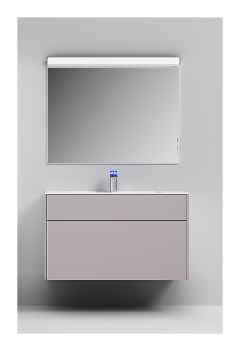 Гарнитур AM.PM Inspire 2.0 20921 100 см, 3 предмета, элегантный серый