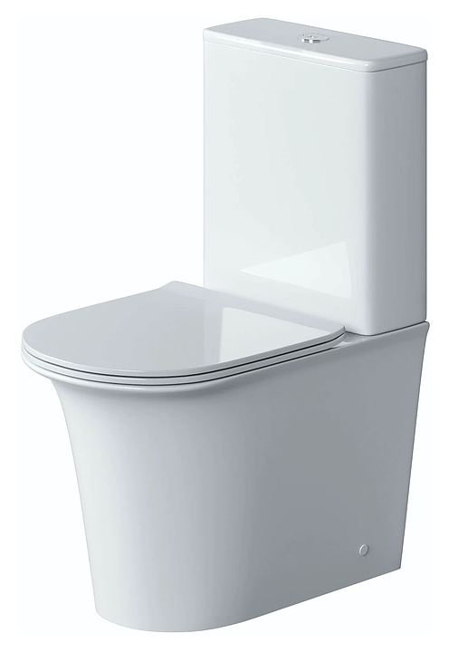 Унитаз напольный Grossman GR-4469S сиденье с микролифтом, белый