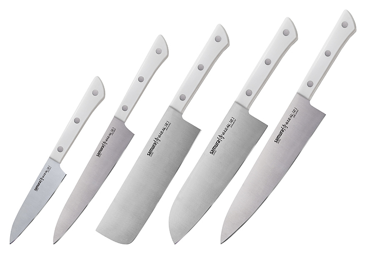 Набор кухонных ножей Samura Harakiri SHR-0250W