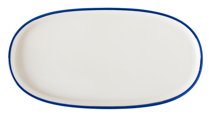 Блюдо для подачи Bonna Линеа Синий Хюгге 77240 210х100 мм