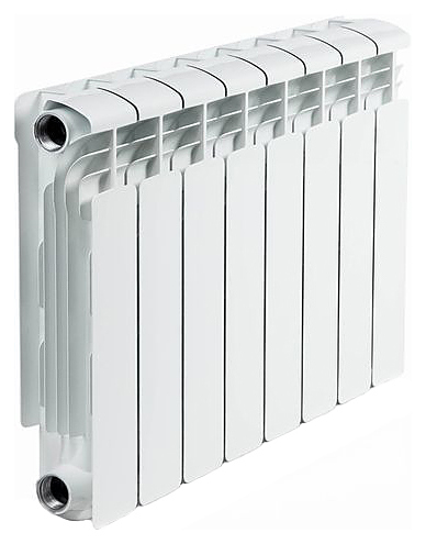 Радиатор Rifar Alum 350 (8 секций, боковое подключение)