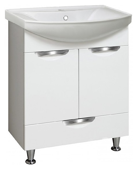 Тумба под раковину Runo Барселона 65 белая