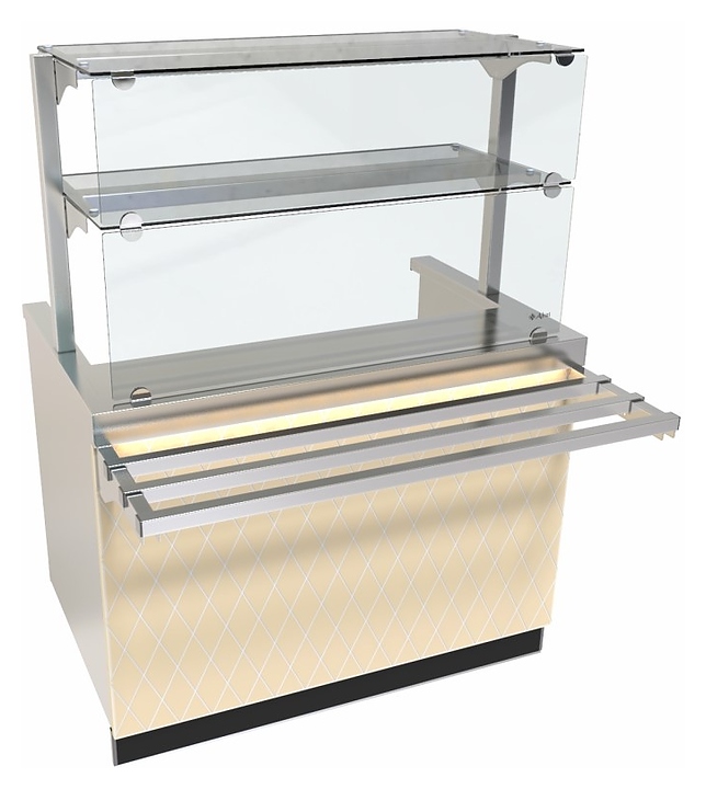 Прилавок-мармит Abat ПМЭС-70Е-02 для первых блюд ромб