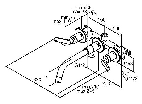 Смеситель Damixa Venus 16702