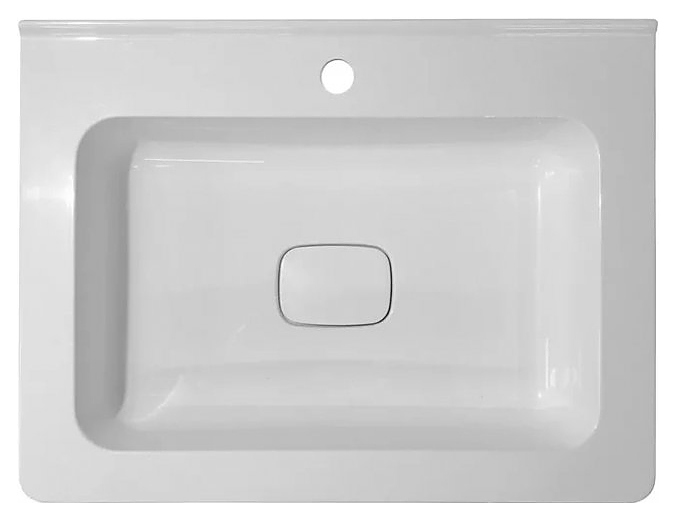 Раковина ЭСТЕТ Каре Люкс 60 ФР-00006472 60х45х14,2 см, литьевой мрамор