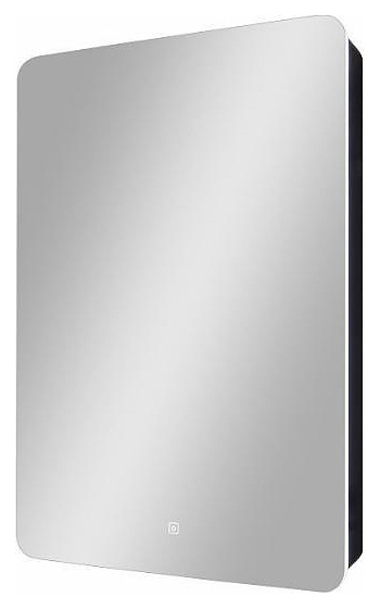 Шкаф зеркальный Art&Max Lecce AM-Lec-560-850-1D-L-DS-F-Nero 56х85 см черный, левый