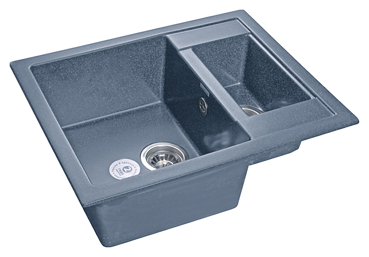 Кухонная мойка GranFest Quadro GF-Q-610K графит