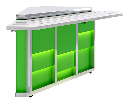 Модуль угловой Luxstahl УН-90 Premium Neon