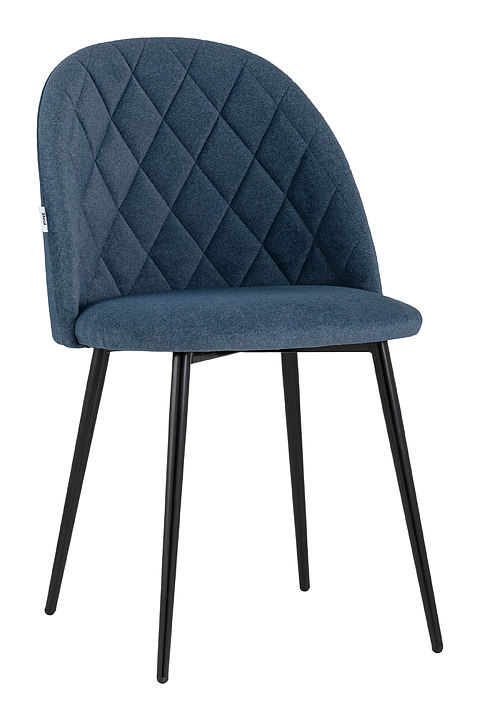 Стул Stool Group Марсель микровелюр тёмно-синий