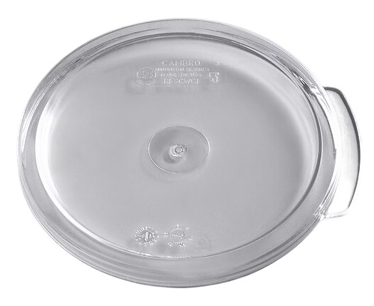 Крышка для контейнера Cambro RFSCWC1-135 155x155x10 мм поликарбонат, прозрачный