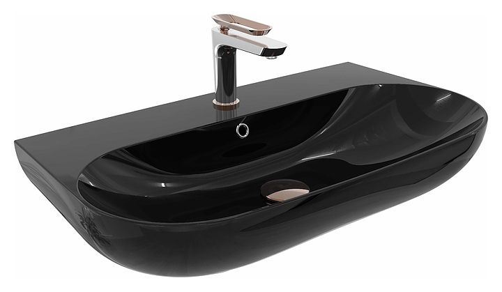 Раковина накладная Bien Vokha MDLS07001FD1B9000 70х42 см черная