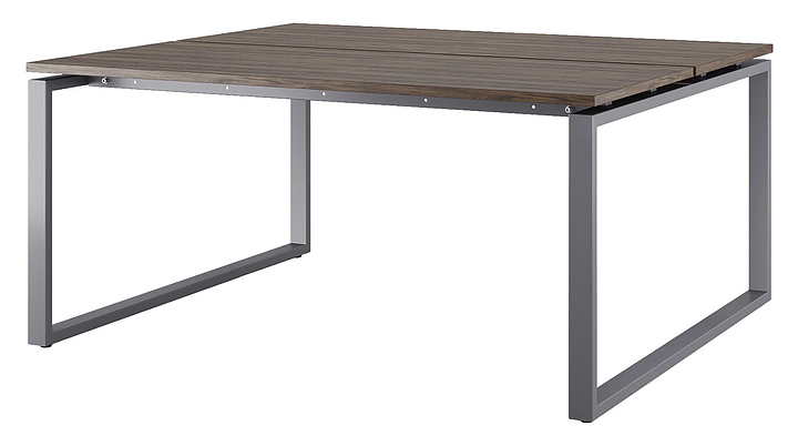 Стол офисный КОБОР O1/2-120/160 graphite/charlston