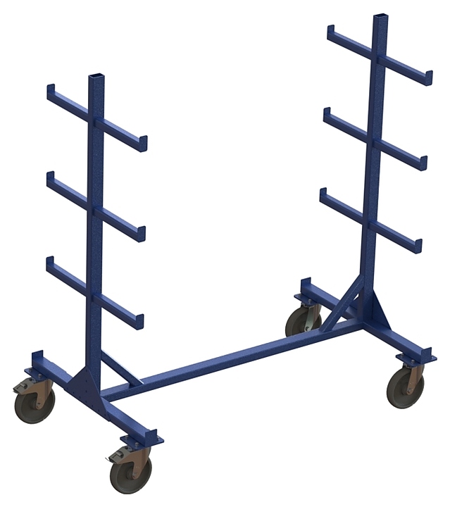 Тележка для панелей MetallCart VK50 консольная двусторонняя