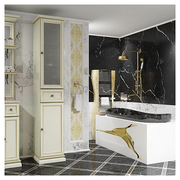 Шкаф-пенал OPADIRIS Корсо Оро 00-00000619, правый, слоновая кость