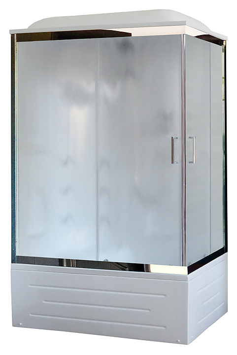 Душевая кабина с гидромассажем Royal Bath RB8100BP2-M-CH-L левая 100х80 см