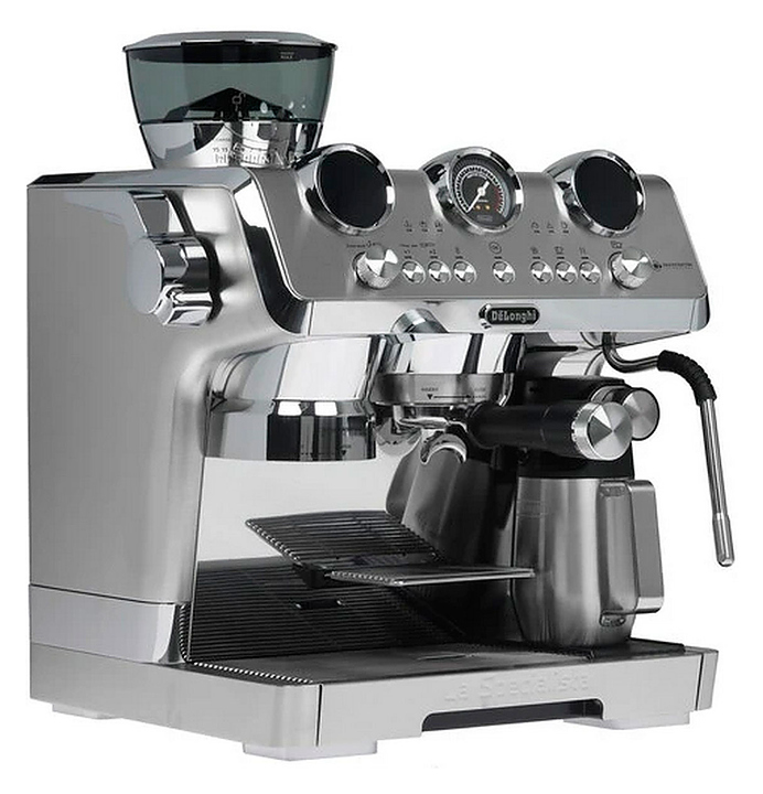 Кофеварка рожковая De'Longhi EC 9885.M 1600 Вт нержавеющая сталь