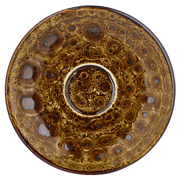 Блюдце чайное By Bone Cowry Yellow CW-YL-ZT-01-CT 15,5 см