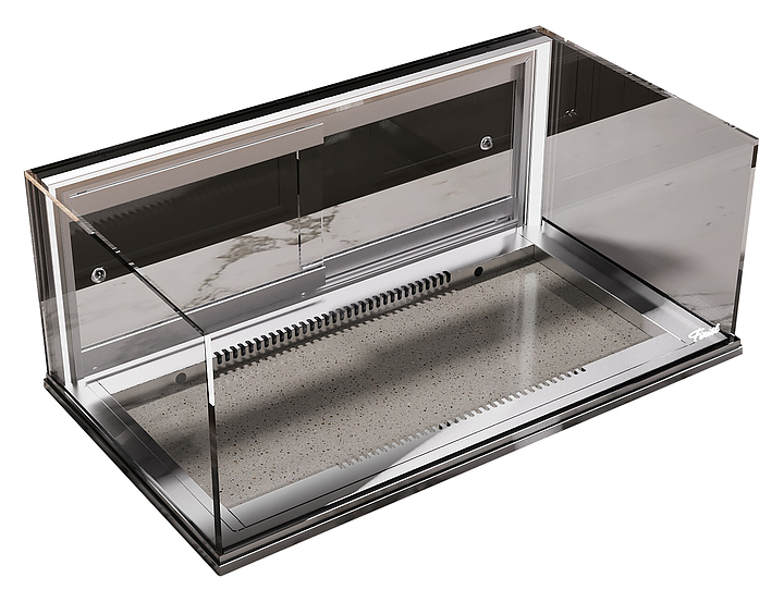 Витрина кондитерская Finist Glassier58 Stone Gst-9/6/3