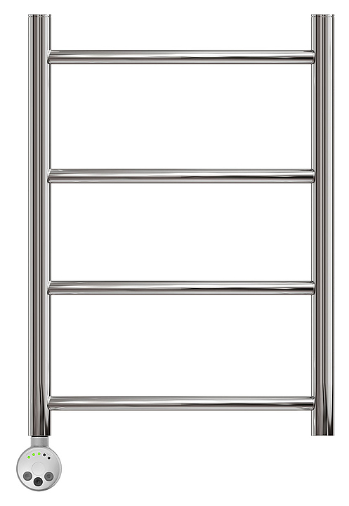 Полотенцесушитель электрический Point Афина PN04146PE П3 400x600 с полкой, хром