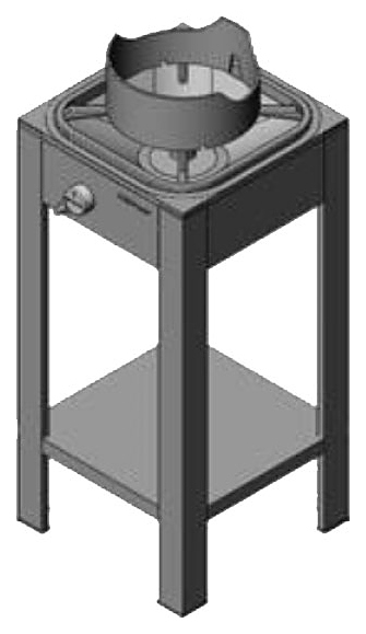 Плита газовая Вулкан KSB01 8172 WOK