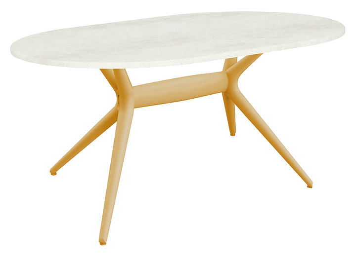 Стол Sheffilton SHT-TU30-2/TT41 120х80 см бук, бетон крем