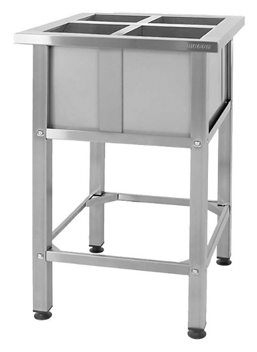 Ванна моечная для яиц Mecon Norma Inox ВМСн 700х700х860 мм ножка профильная