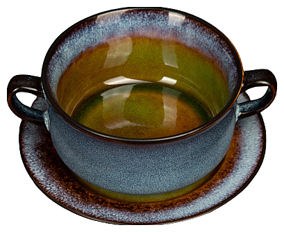 Пара бульонная Corone Verde HL935880+HL935890 400 мл сине-зеленая