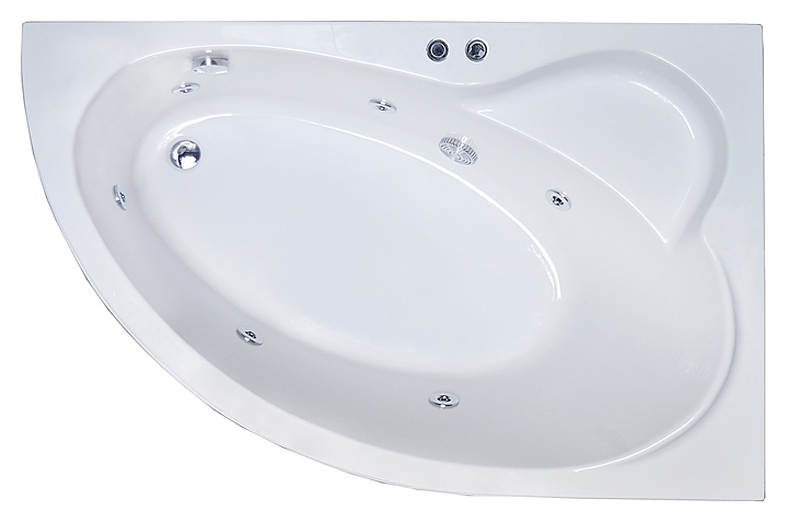 Ванна гидромассажная Royal Bath ALPINE STANDART RB819100ST-R 150х100x58 см, акрил