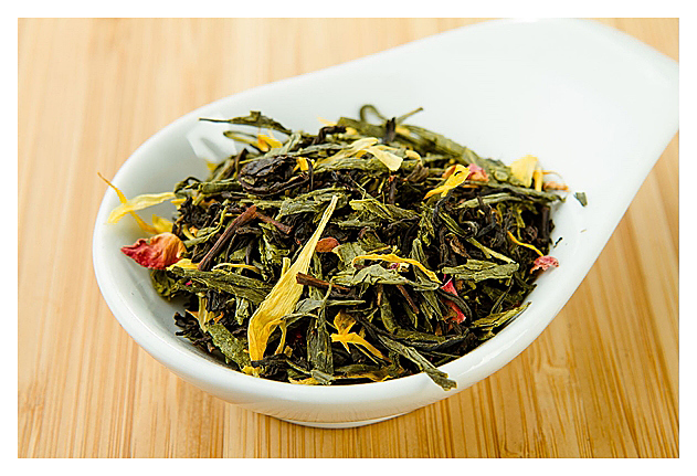 Смесь черного и зеленого чая Сенча Мой ангел