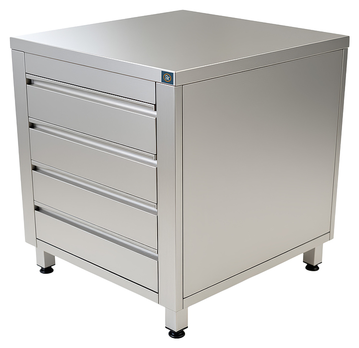 Стол-тумба РЕКОМ ТЯ-50/70/85 4 ящика, без борта