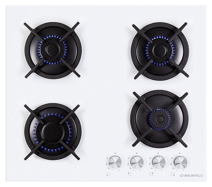 Варочная панель газовая Maunfeld EGHG.64.1CW/G белая