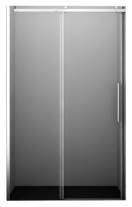 Дверь душевая Wasserkraft Dinkel 58R31 140х200 см, в нишу, раздвижная, серебристый профиль