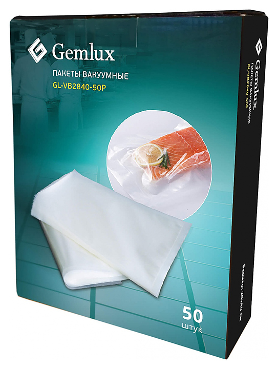 Набор вакуумных пакетов Gemlux GL-VB2840-50P (50 шт)